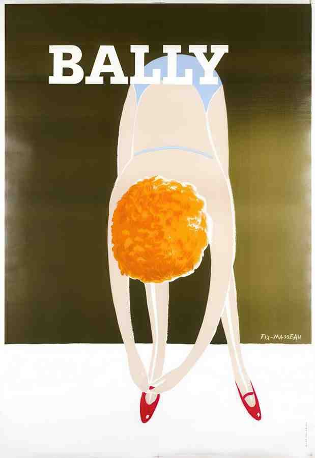 BallyFixMasseau Vintage Advert A4 Photo Print