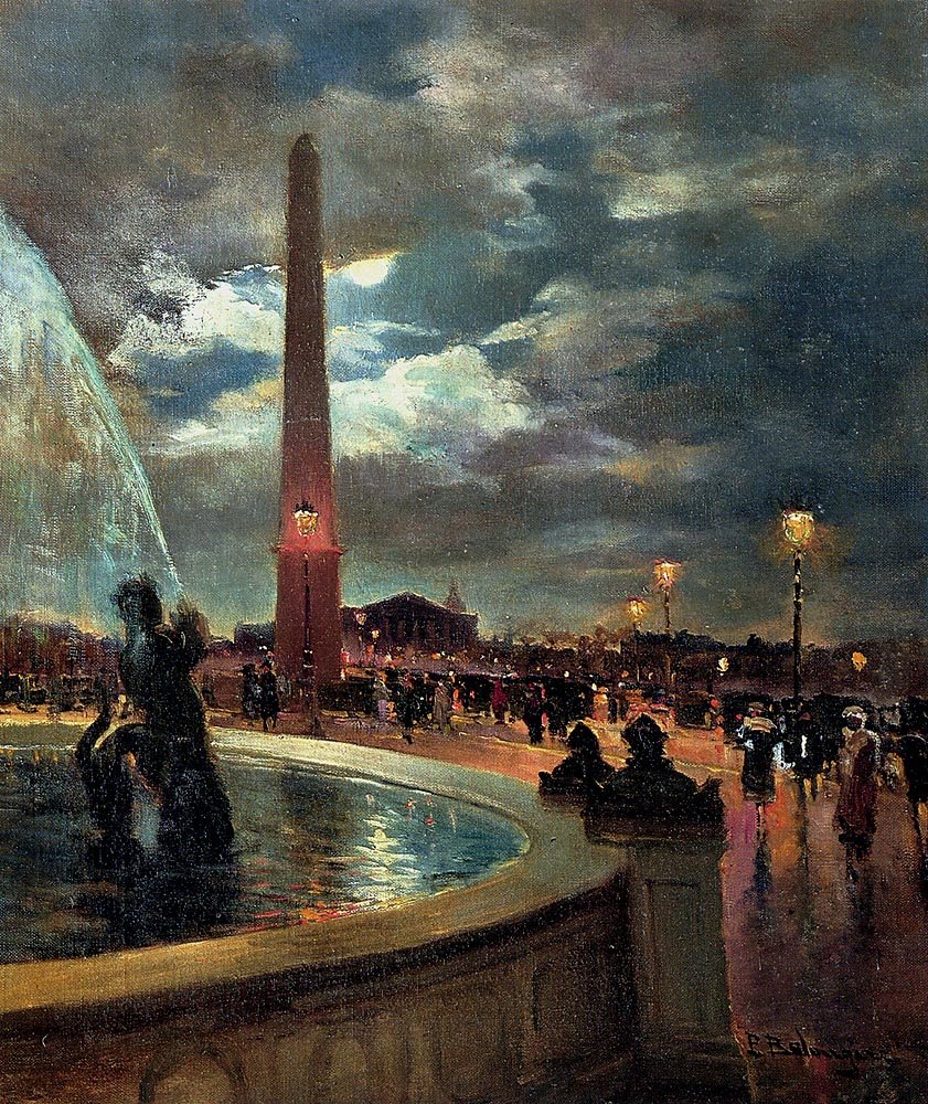Balmigere Paul Marcel La Place De La Concorde Paris Art A4 Photo Print