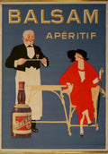 Balsam Aperitif Vintage Vintage Retro Advert Poster A4 Photo Print