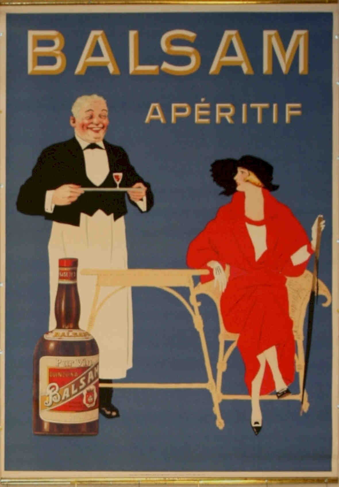 Balsam Aperitif Vintage Vintage Retro Advert Poster A4 Photo Print