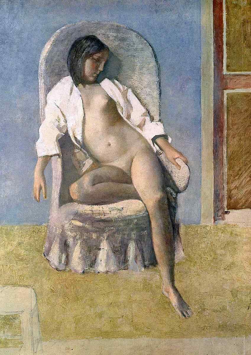 Balthus getting up 2 A4 Photo Print