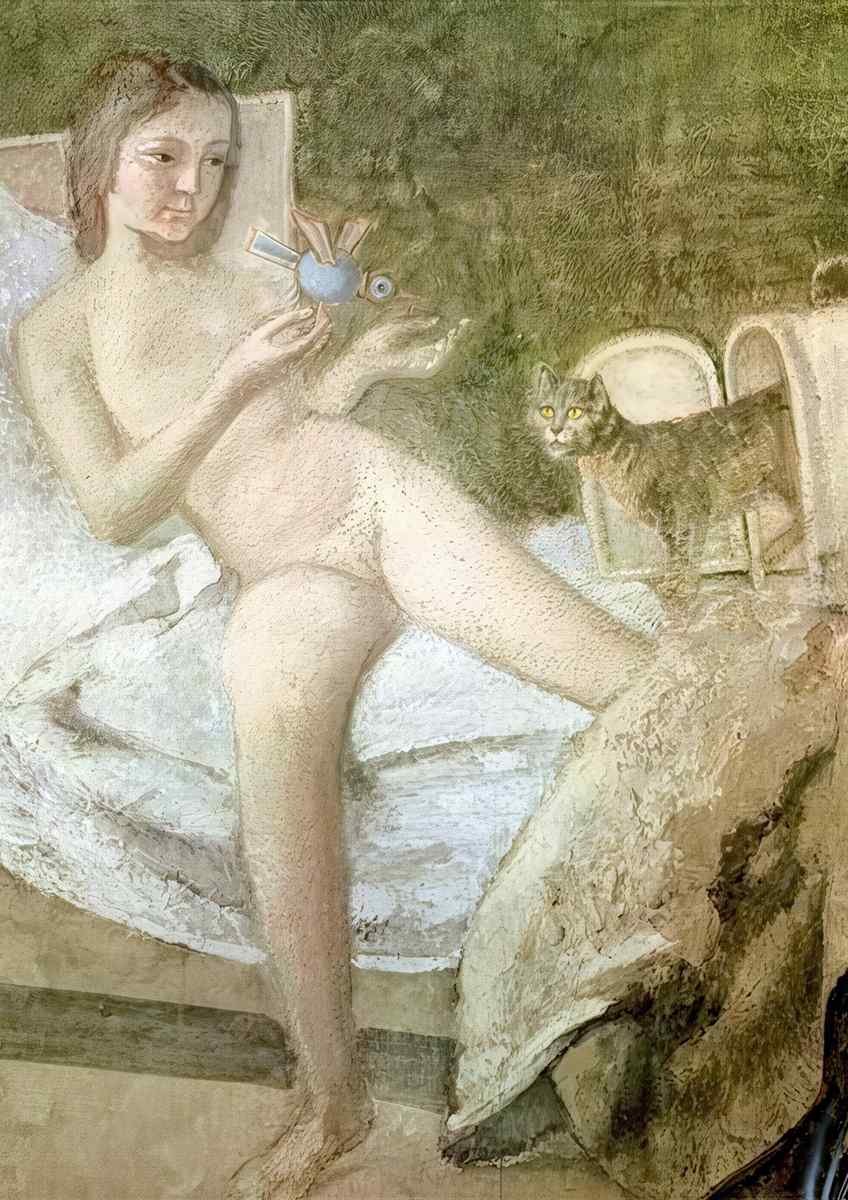 Balthus getting up CROP A4 Photo Print