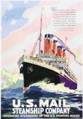 Baltic Ocean Ships Vintage Retro Advert Ads A4 Photo Print