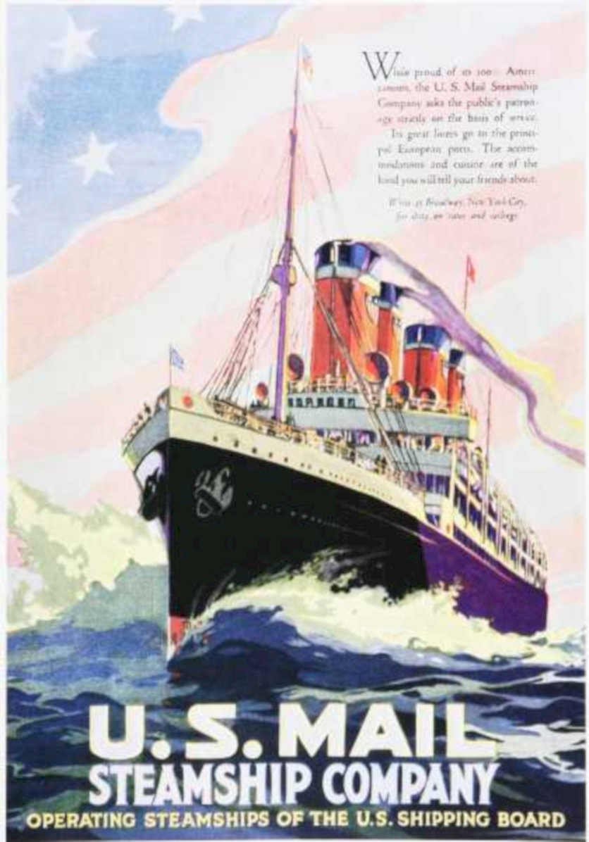 Baltic Ocean Ships Vintage Retro Advert Ads A4 Photo Print