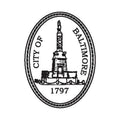 Baltimore City Seal N1233 A4 Photo Print