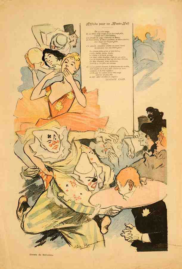 BaluriauMusicHall Vintage Advert A4 Photo Print