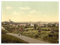 Bamberg general view Bavaria Vintage A4 Photo Print