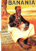 Banania Banana Jungle Vintage Retro Advert Ads A4 Photo Print