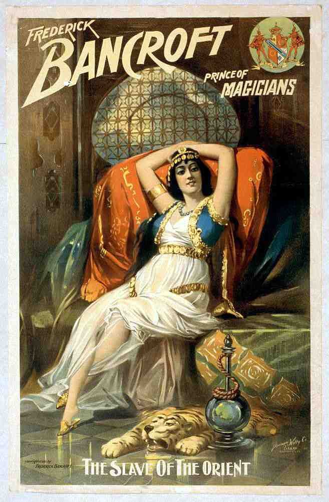 Bancroft Magic Magician Vintage A4 Photo Print