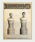 Banderas King Queen Vintage Retro Advert Poster A4 Photo Print