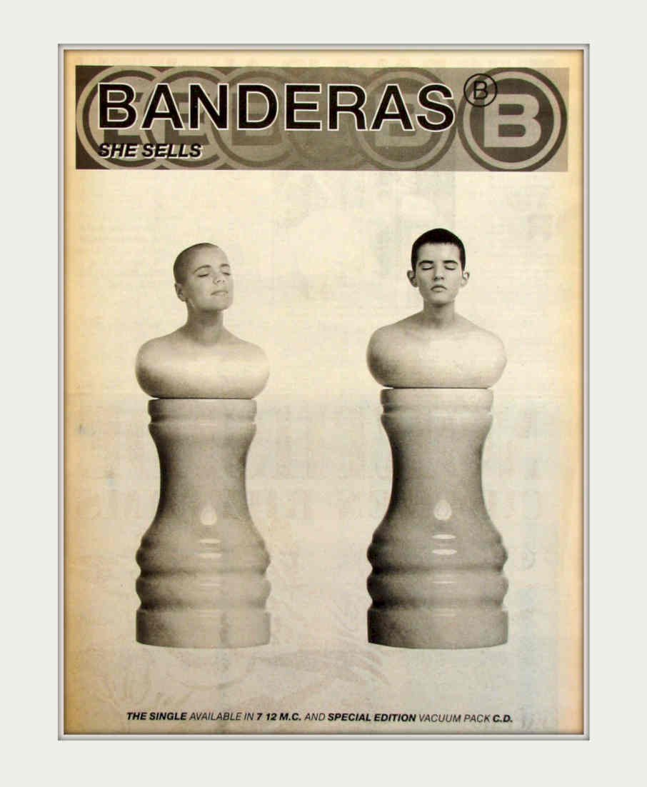 Banderas King Queen Vintage Retro Advert Poster A4 Photo Print