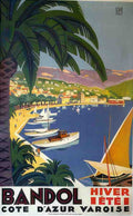 Bandol by Broders Vintage Advert A4 Photo Print