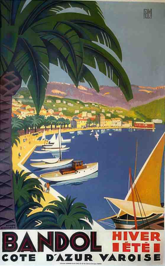 Bandol by Broders Vintage Advert A4 Photo Print