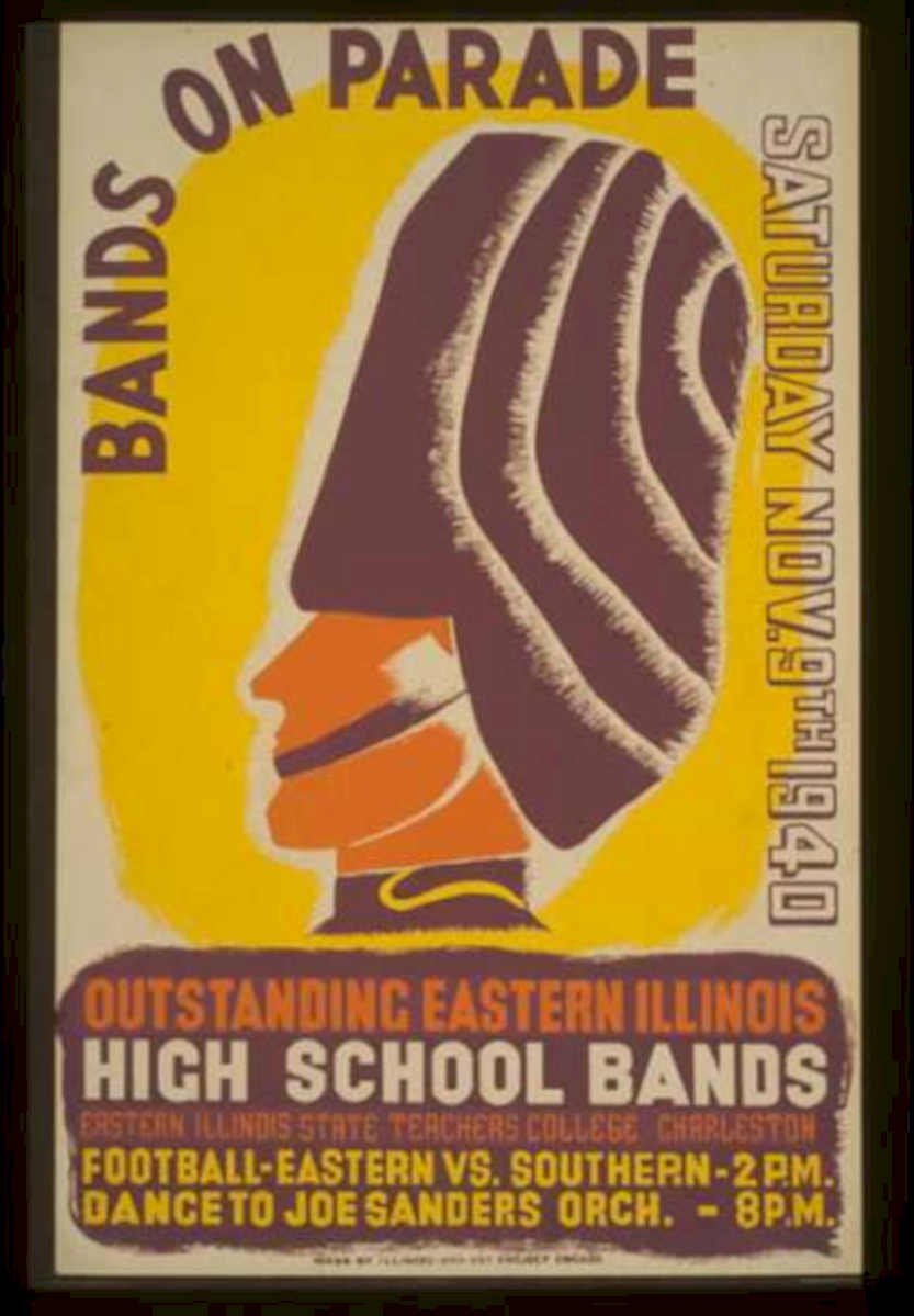 Bands Parade 1940 Vintage Retro Advert Ads A4 Photo Print