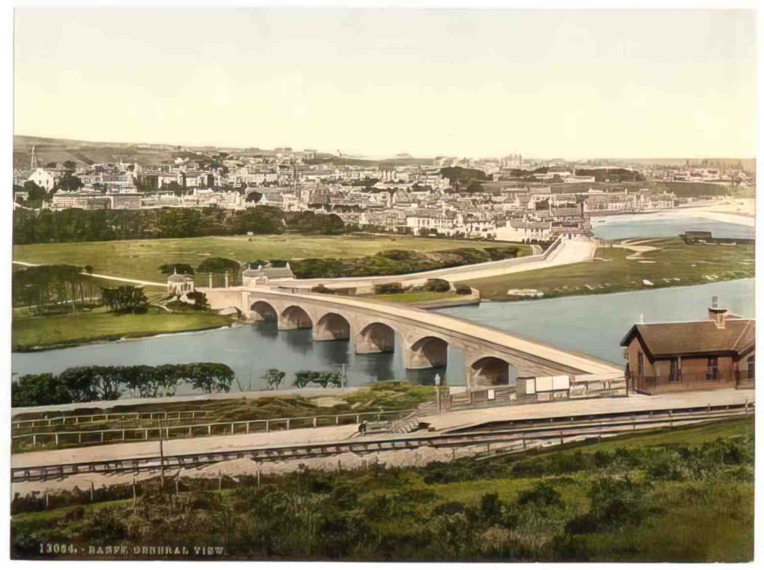 Banffshire Banff General View Vintage A4 Photo Print