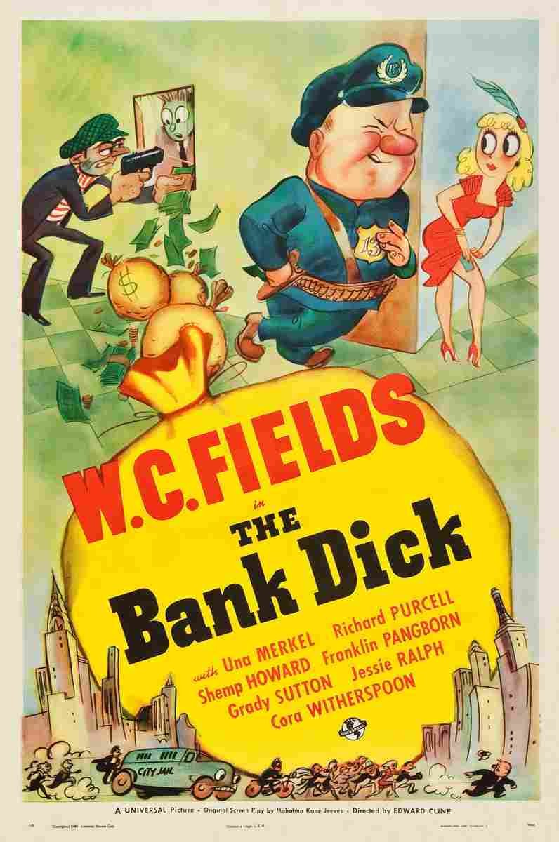 Bank Dick The 01 film star poster A4 Photo Print
