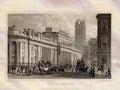 Bank Of England London Shepherd 1827 Vintage A4 Photo Print