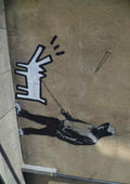 Banksy Barking Dog A4 Photo Print