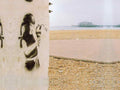 Banksy Bristol Graffiti Girl with TNT Icecream plus A4 Photo Print