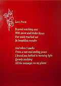 Banksy Bristol Graffiti Love Poem Red A4 Photo Print