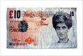 Banksy Diana Note 2 A4 Photo Print