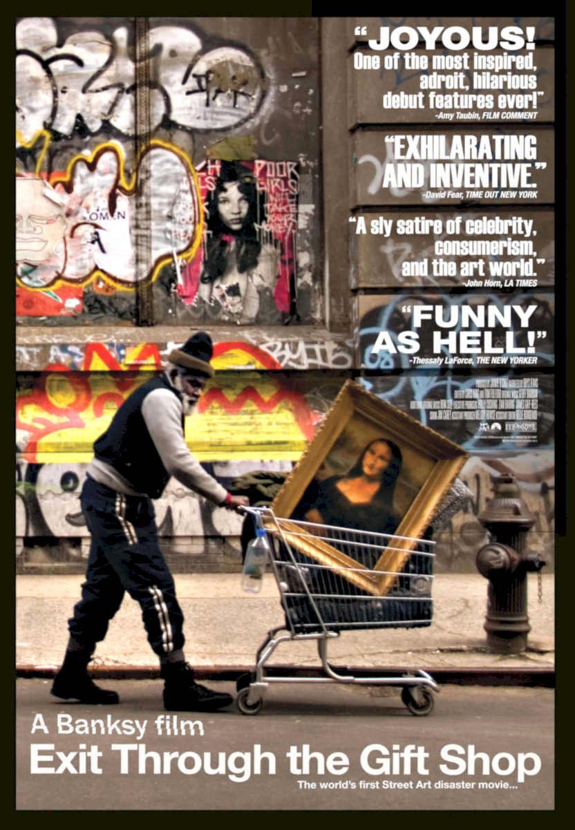 Banksy Gift Shop Vintage Retro Advert Poster A4 Photo Print