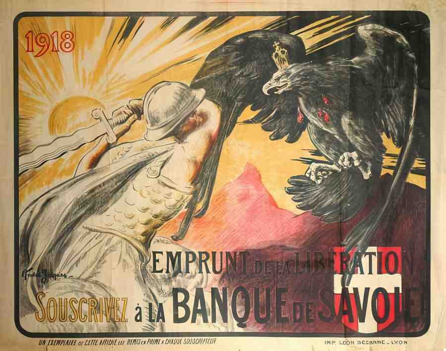 BanqueSavoie Vintage Advert A4 Photo Print