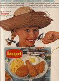 Banquet Fried Chicken Vintage Retro Advert Ads A4 Photo Print