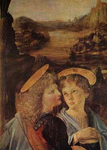 Baptism of Christ EUR Leonardo da Vinci  A4 Photo Print