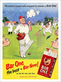 Bar None Cigarettes H M Bateman1950s 2 Vintage Retro Advert Poster A4 Photo Pri