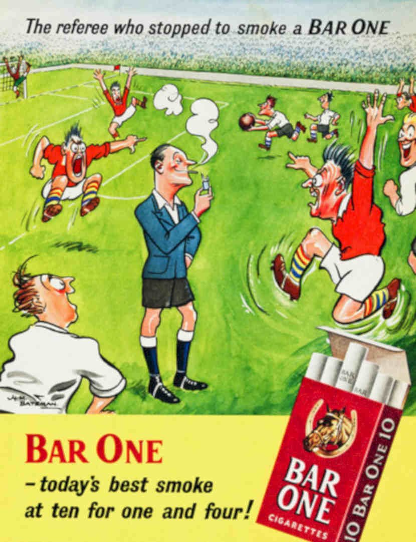 Bar One Football Vintage Retro Advert Poster A4 Photo Print