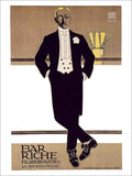Bar Riche Hanz Rudi Erdt 1911 Vintage Retro Advert Poster A4 Photo Print