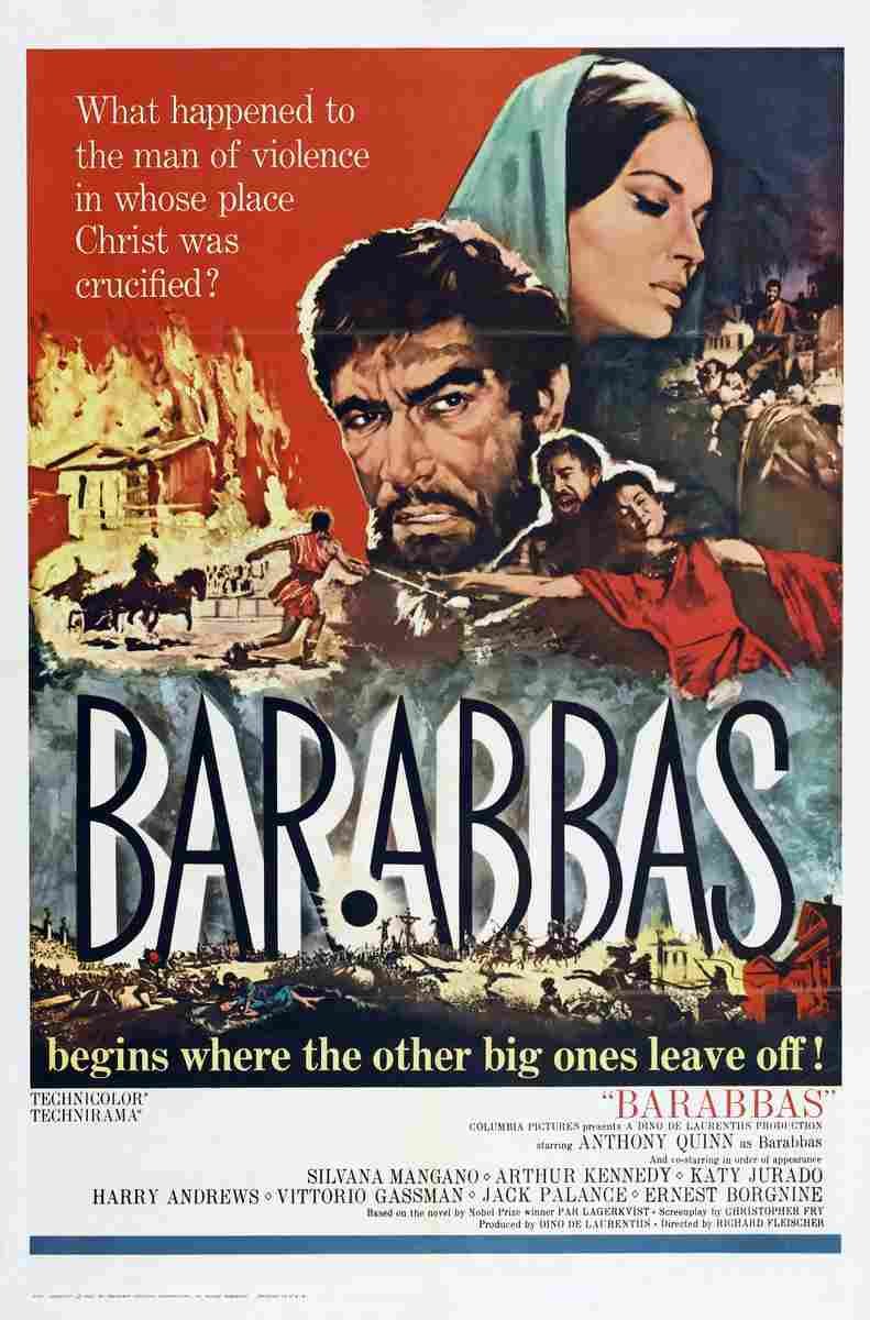 Barabbas 01 film star poster A4 Photo Print