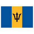 Barbados Flag N1803 A4 Photo Print