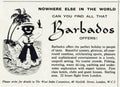 Barbados Tourism Man Vintage Retro Advert Poster A4 Photo Print