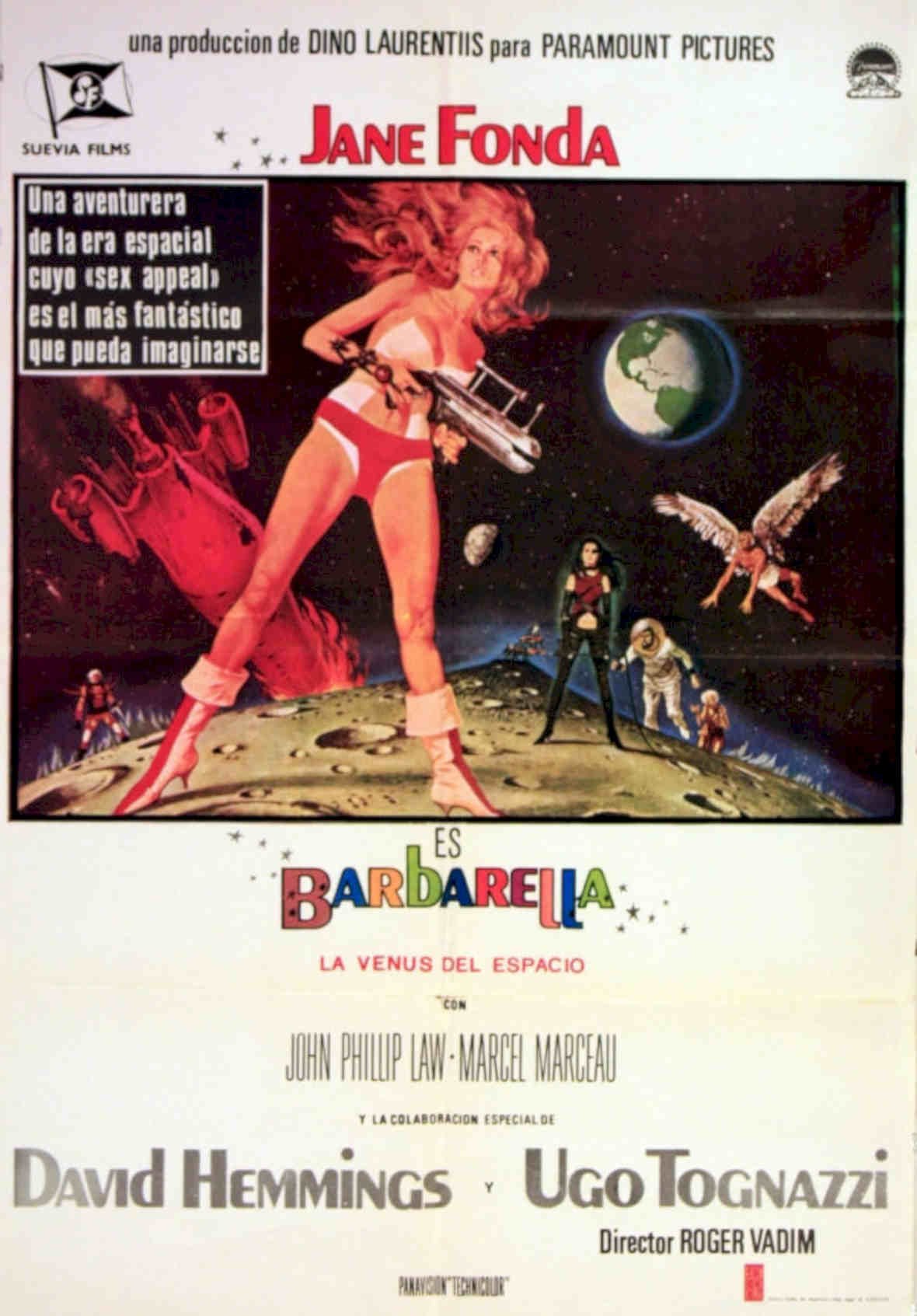 Barbarella Lunar Suit Vintage Retro Advert Poster A4 Photo Print