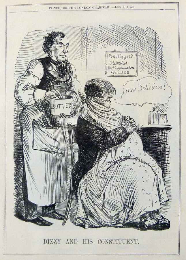 Barber Advert Pinch 1858 barber advert A4 Photo Print