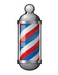 Barber Simple Logo A4 Photo Print (2)