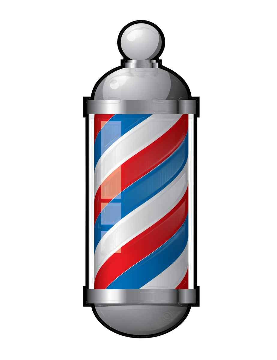 Barber Simple Logo A4 Photo Print (2)