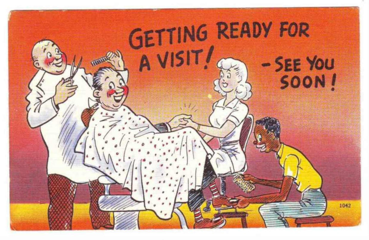 Barber Visit 1042 Vintage Retro Advert Ads A4 Photo Print