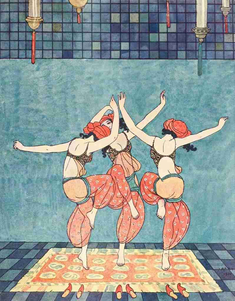 Barbier George 1882 1932 LArt et les Artistes 13 1911 Scheherazade A4 Photo Print