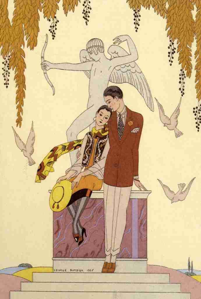 Barbier George 1882 1932 LAutomne A4 Photo Print