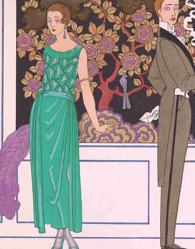 Barbier George 1882 1932 La Premiere Imprudence A4 Photo Print