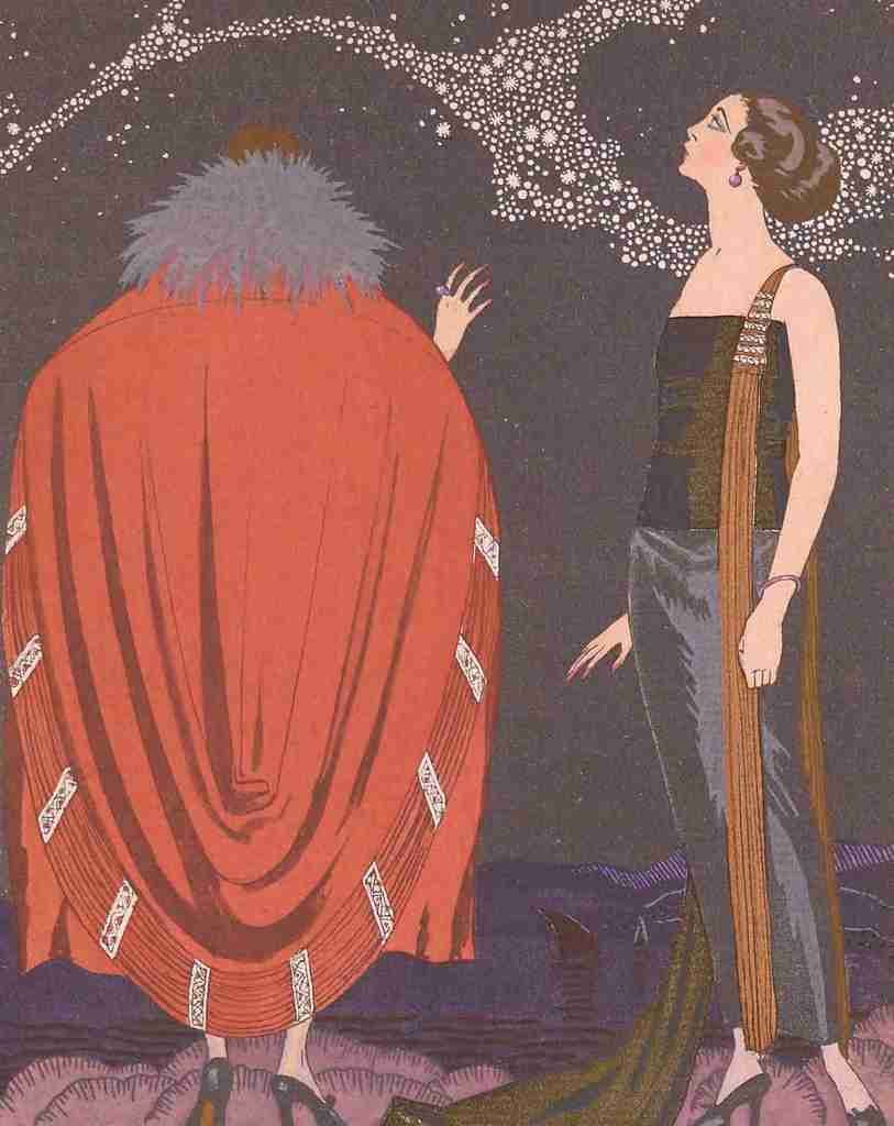 Barbier George 1882 1932 La Voie Lactee A4 Photo Print