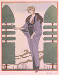 Barbier George 1882 1932 Les Colchiques A4 Photo Print