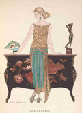 Barbier George 1882 1932 Rosalinde A4 Photo Print