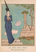 Barbier George Gazette 1913 Ah Quel Beau Temps A4 Photo Print