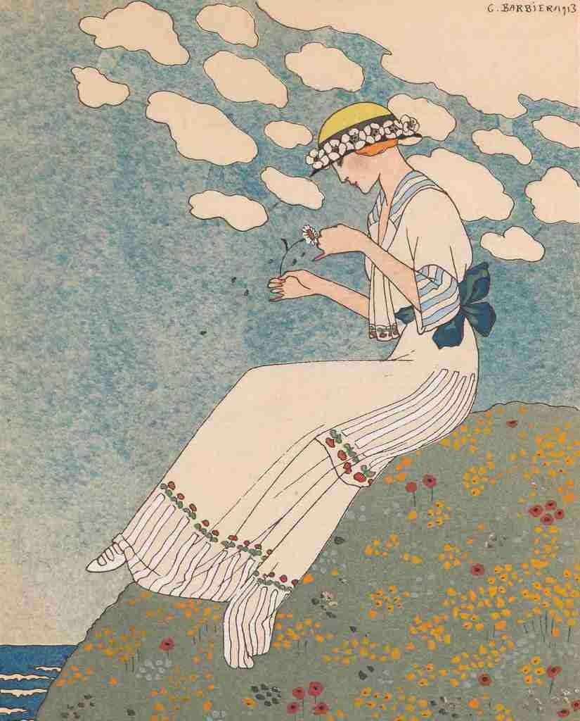 Barbier George Gazette 1913 Un Peu A4 Photo Print