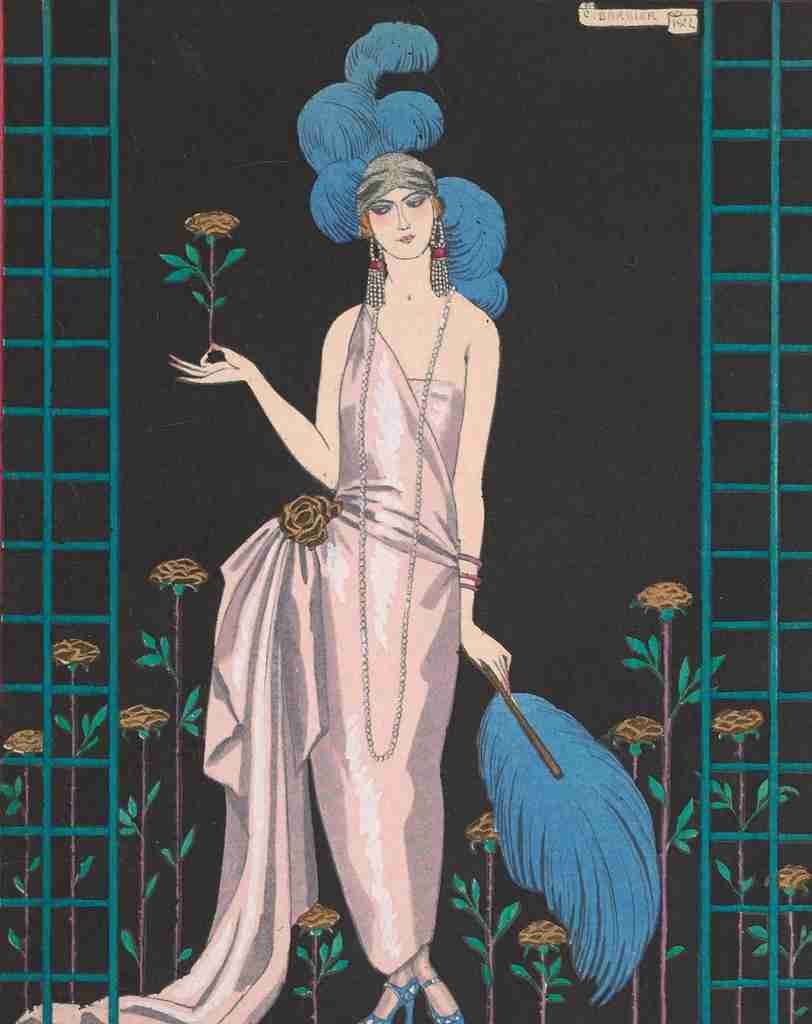 Barbier George Gazette 1922 La Roseraie A4 Photo Print