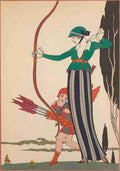 Barbier George manieres daujourdhui 1912 LArc Rouge A4 Photo Print